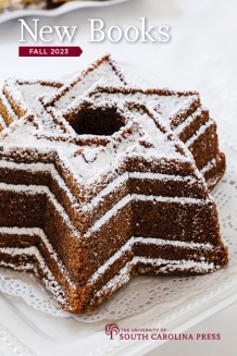 Fall 2023 book catalog with poppy seed cake in shape of Star of David.
