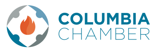 Columbia Chamber of Commerce logo.