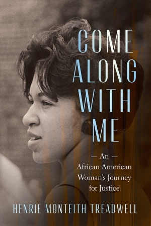 Side profile of a young Black woman. Blue and white title at right, white subtitle underneath. Blue and white author name centered at bottom.