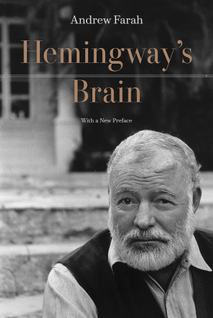 Greyscale photo of a man with a white beard looking at the camera. White author name and gold title above.